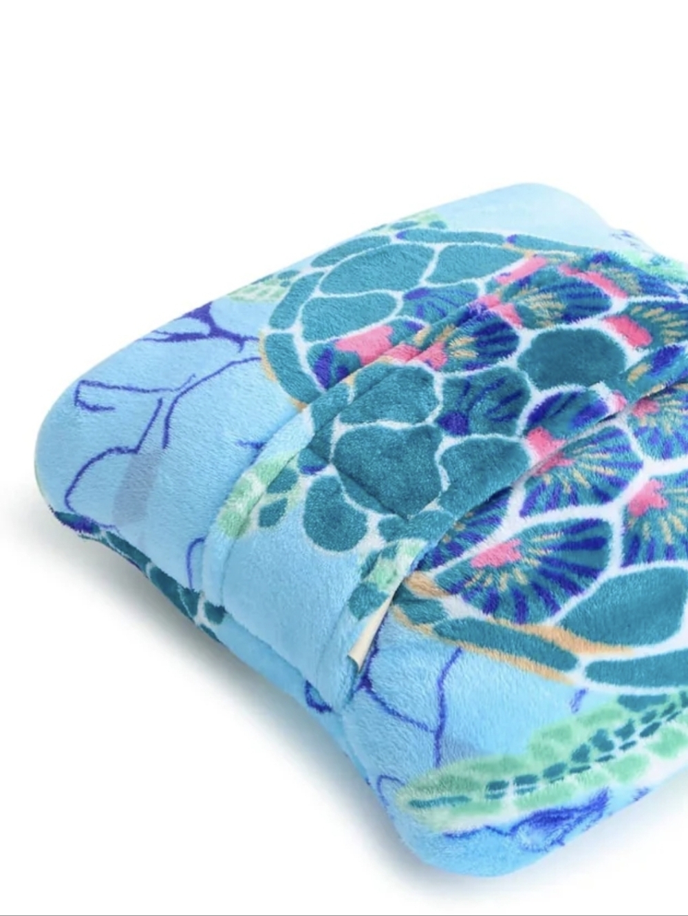 Vera Bradley Travel Blanket Sea Turtles NWT - Picture 4 of 14